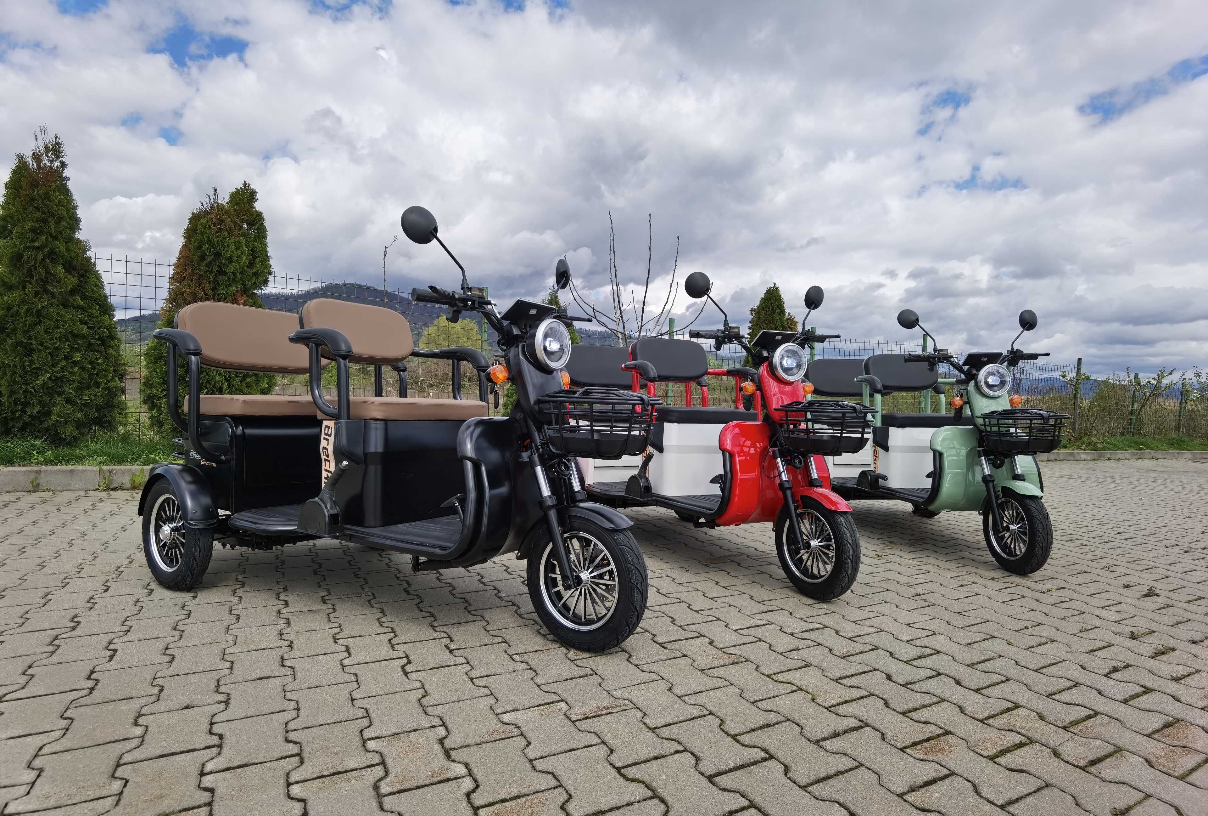 Triciclu electric tuk tuk electric Breckner Germany-TRAVEL-nou Agramix