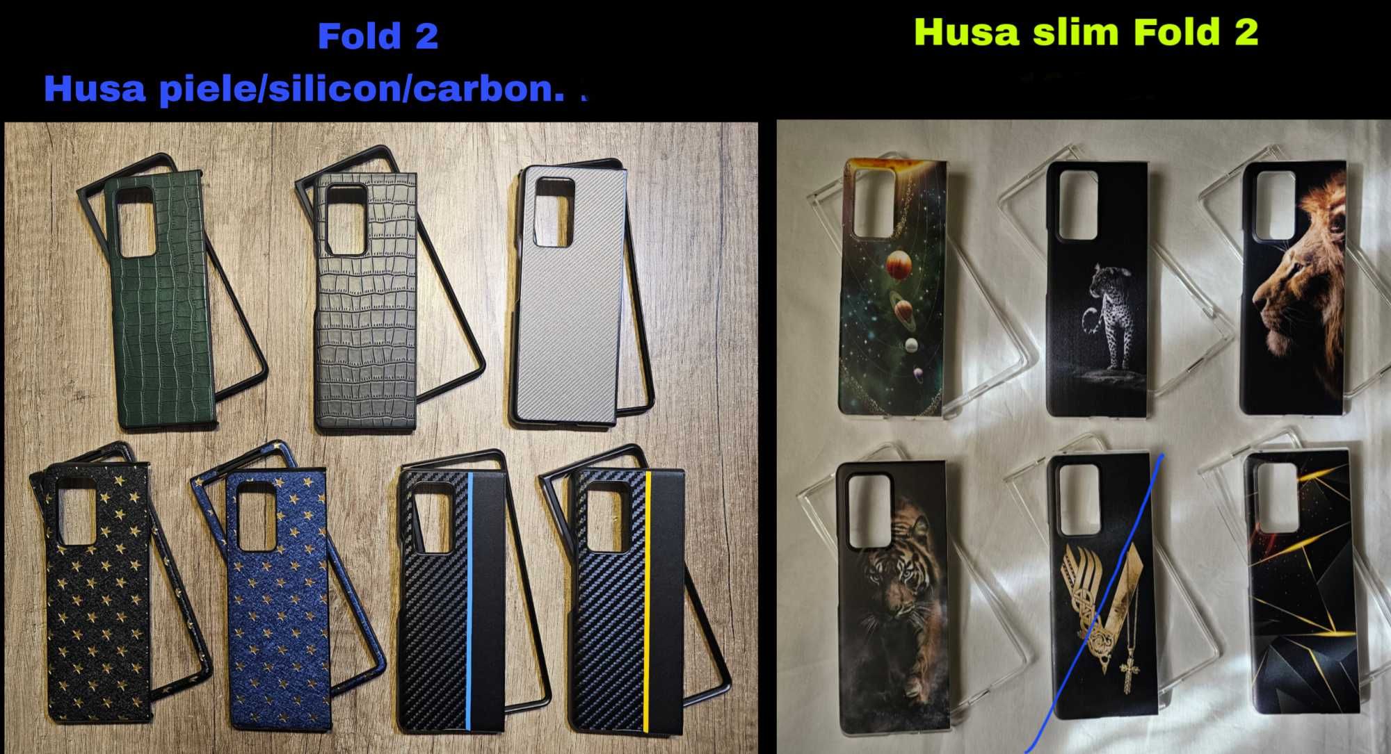 Husa Fold2 piele, silicon, slim