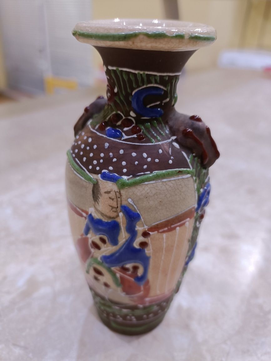 Стара Японска ваза-130мм