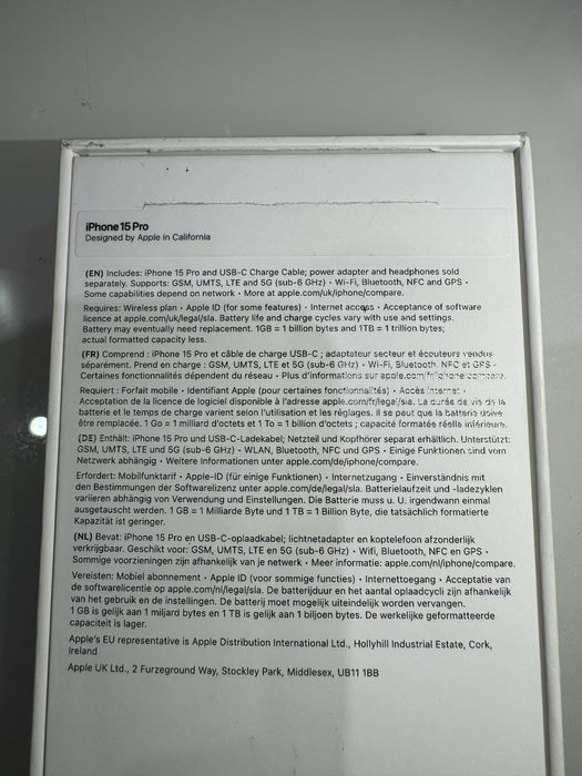 Телефон Iphone 15 pro