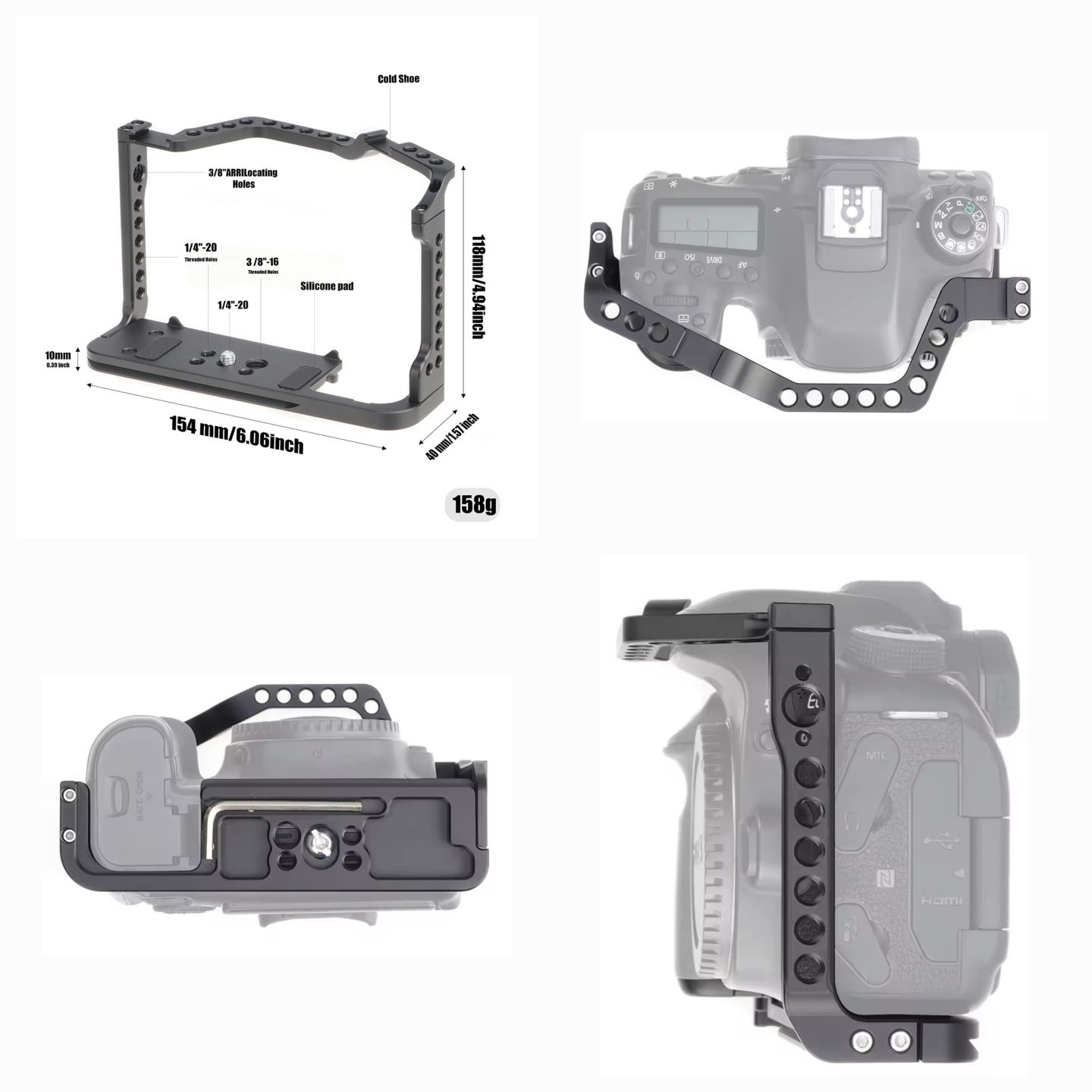 Camera Cage Canon 90D / 80D / 70D  Клетка за Камера Канон