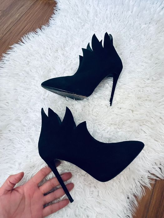 Botine elegante  piele întoarsă Giuseppe Zanotti