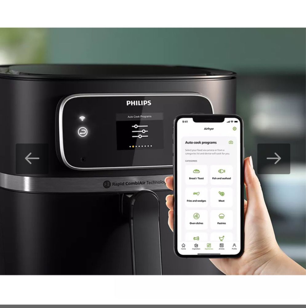 Уред за здравословно готвене Philips HD9880/90 AirFryer