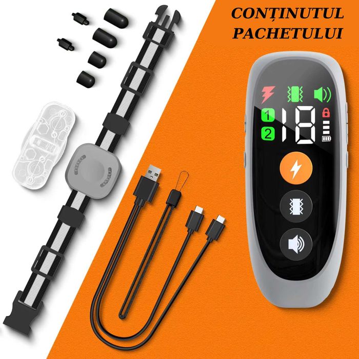 Zgarda pentru Dresaj Caini cu Telecomanda