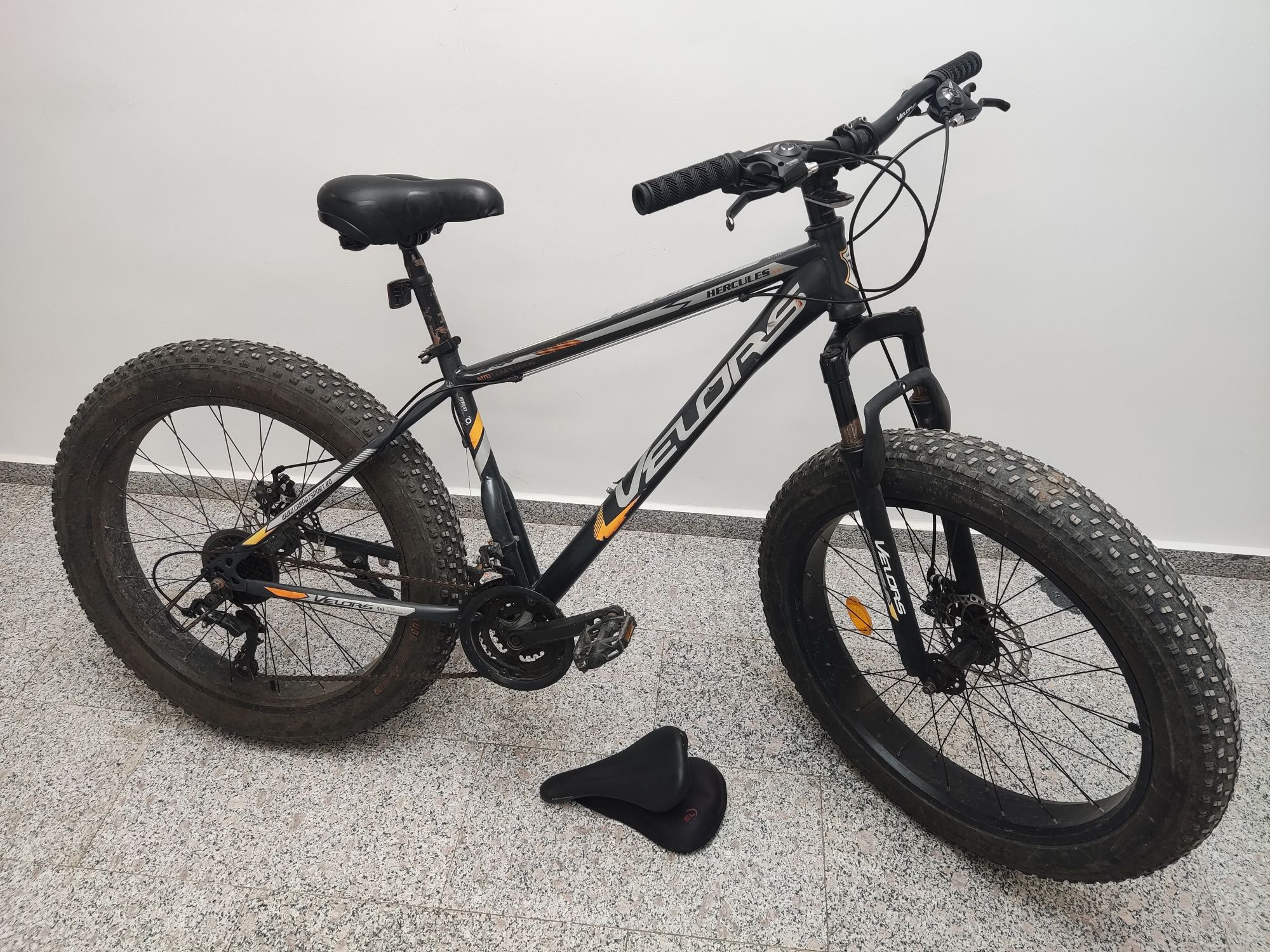 Bicicletă fat bike roți 26x4