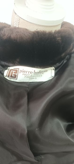 Haină blană BALMAIN