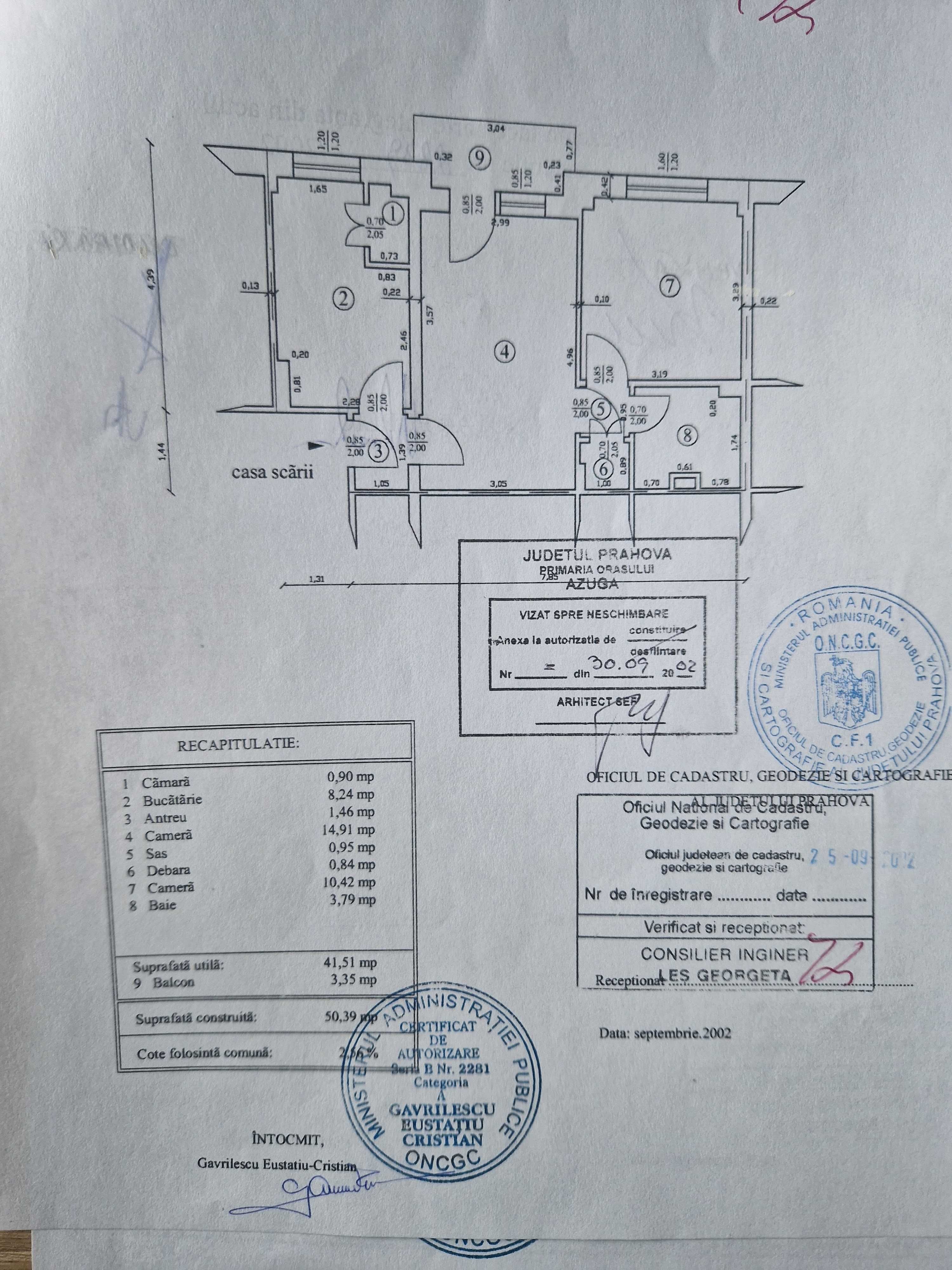 De vanzare apartament 2 camere semidecomandat Azuga