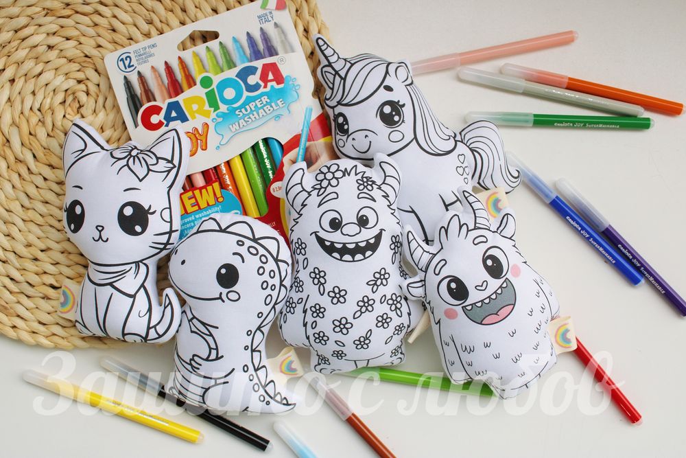 Еднорог , Динозавър , Коте играчка , Еко играчки , Цветни приятелчета