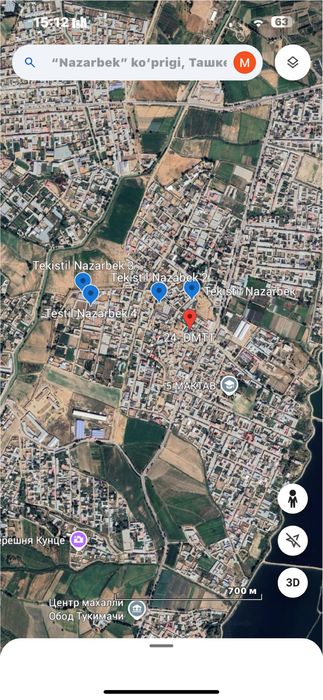Uchastka sotiladi Nazarbek Tekistil