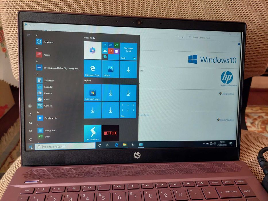 Laptop HP i5,  2,3GHz, 128 GB SSD, 8 GB RAM ,Audio Bang & Olufs, touch