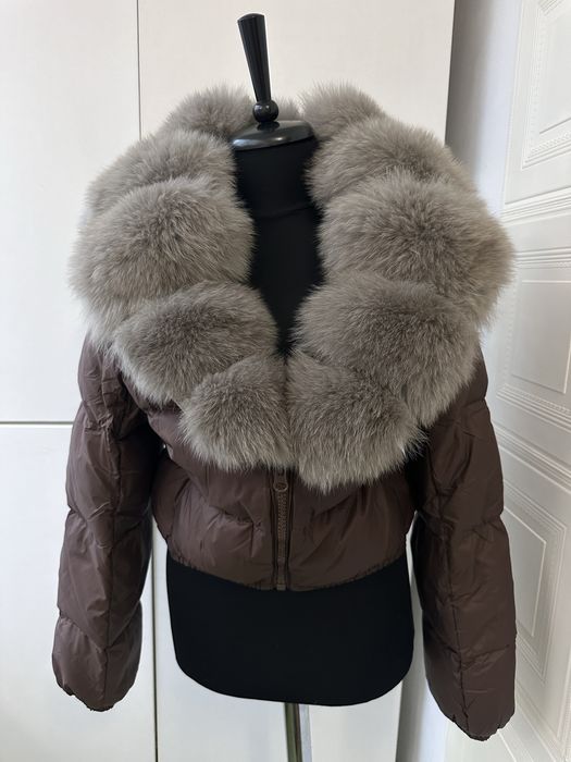 Lichidare stoc Geaca puf scurta blana deosebita