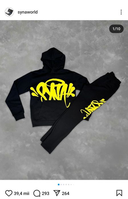 Compleu tracksuit toamna Syna world  / denim tears  / Essentials