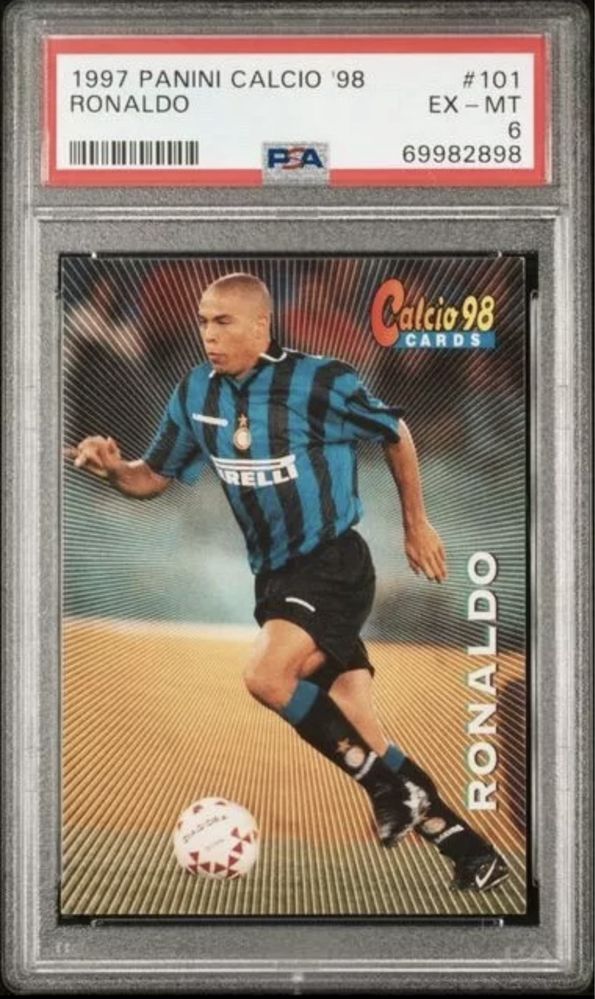 Ronaldo Panini 1997 PSA 6