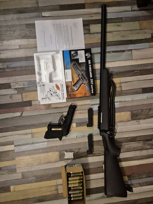 SNIPER + PISTOL - Replica Airsoft
