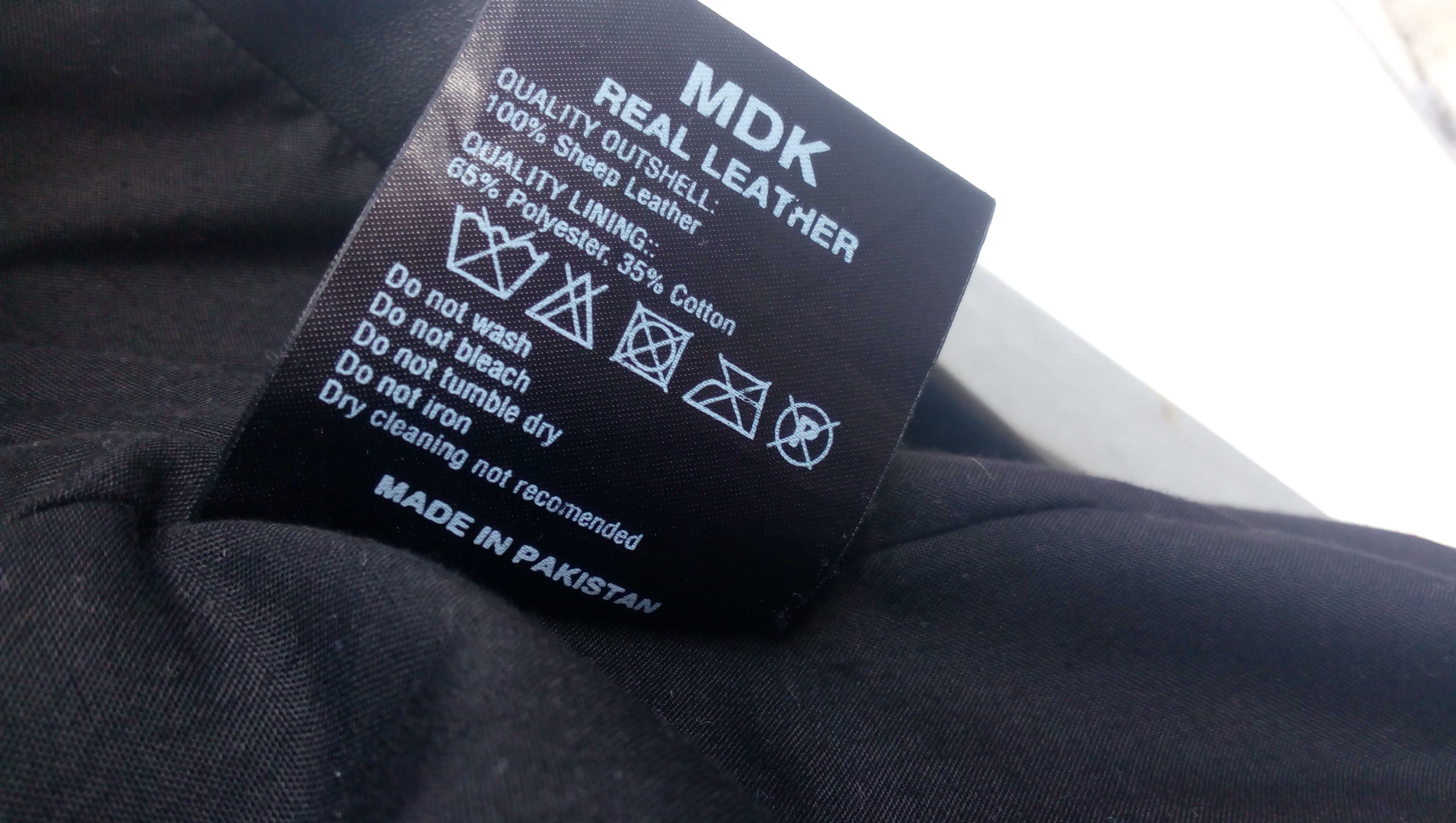 ''MDK''оригинално мъжко кожено яке Л размер