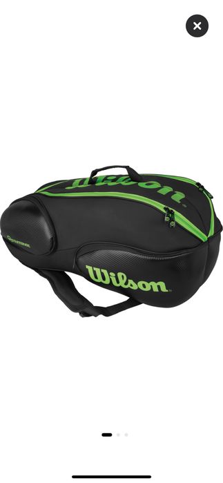 Термобег Wilson Blade Collection Racket Bag (9 Pack), Black/Green