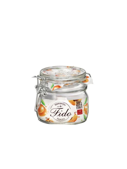 Банки с крышкой Bormioli Rocco FIDO (Италия), стекло, 0.5 л., 4 шт.