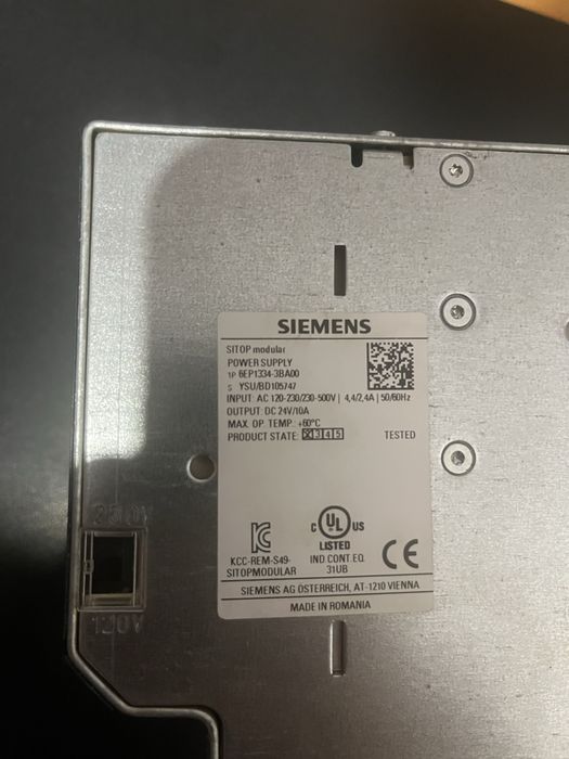 Plc + surse siemens
