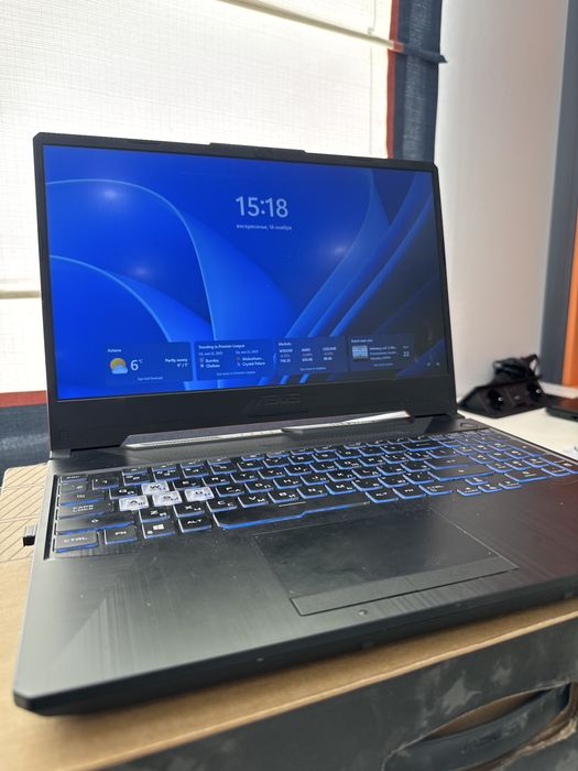 ASUS TUF Gaming F15 FX506L — игровой ноутбук, отличное состояние!