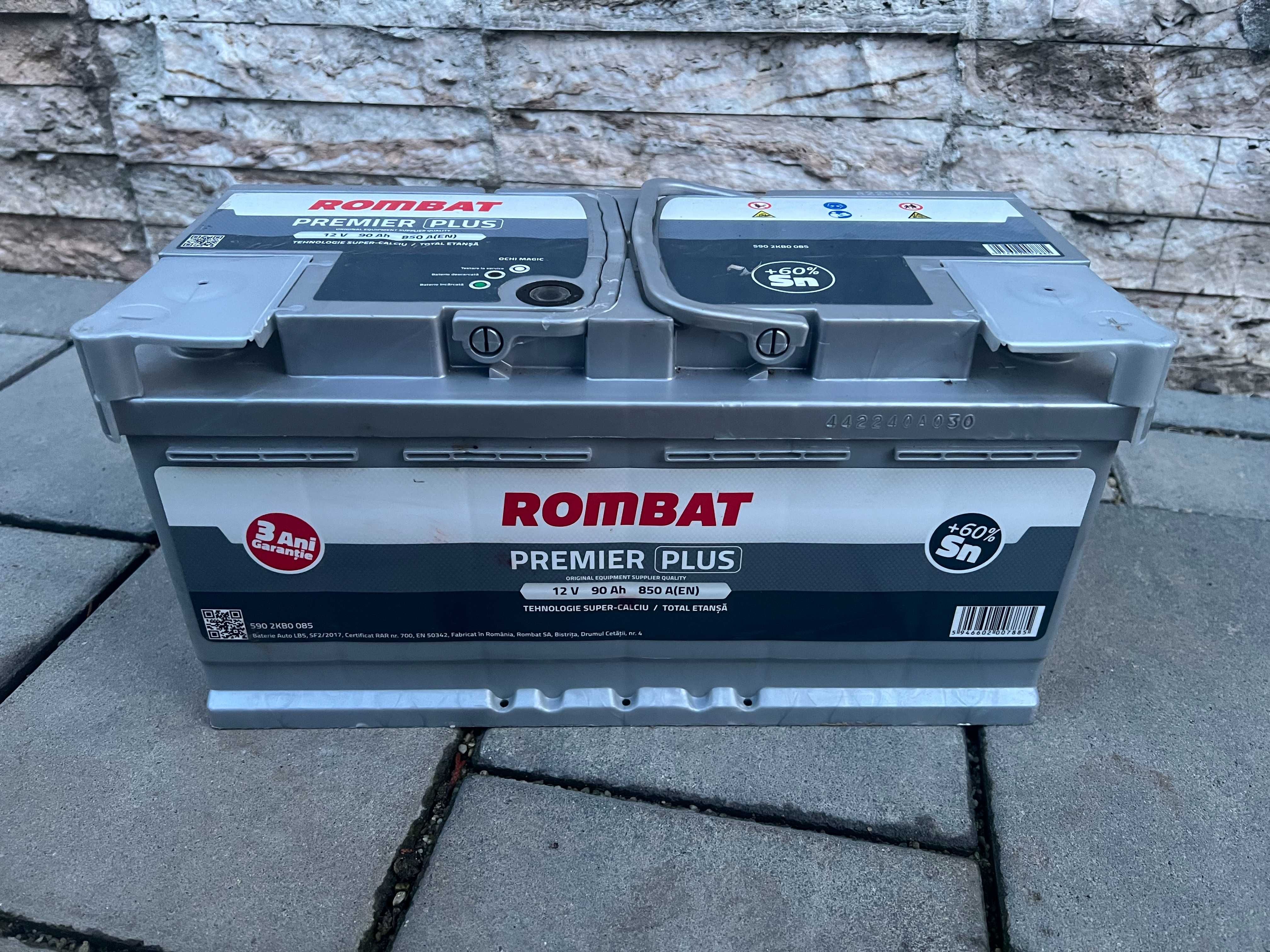 Baterie acumulator auto Rombat 90Ah 850a Rombat Premier Plus 12V *noua