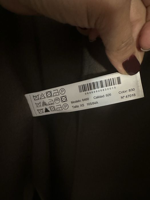 Palton handmade lana Massimo Dutti