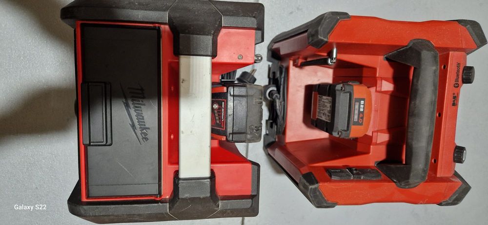 Hilti ,Milwaukee radio de șantier