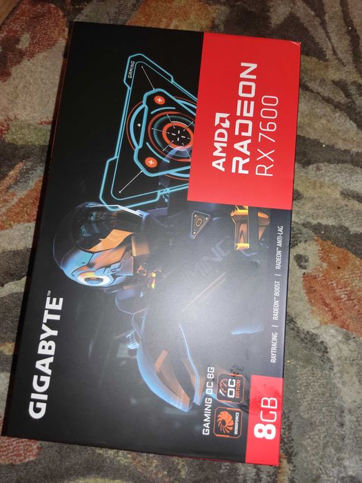 Placa video AMD RADEON RX 7600 8GB, sigilata