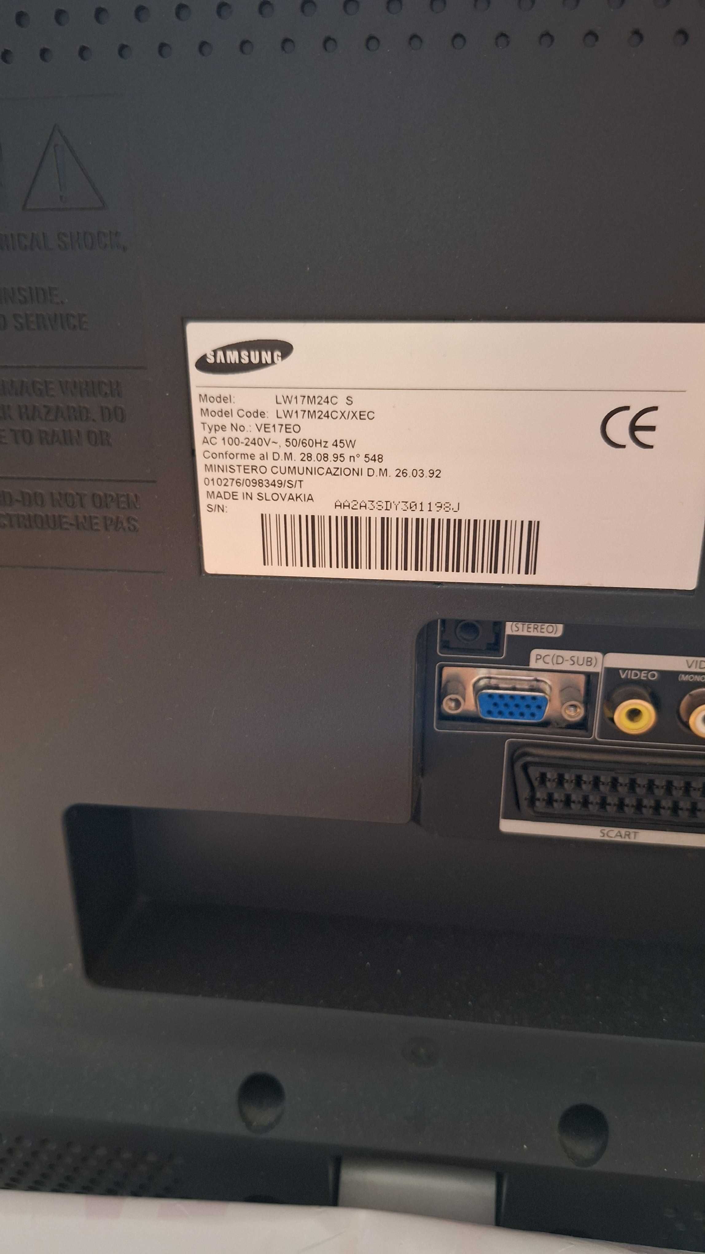 Monitor/TV Samsung 17inch