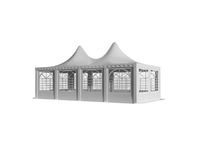 Pagoda de evenimente PVC 500 ECONOMY: robust și ușor de montat ab