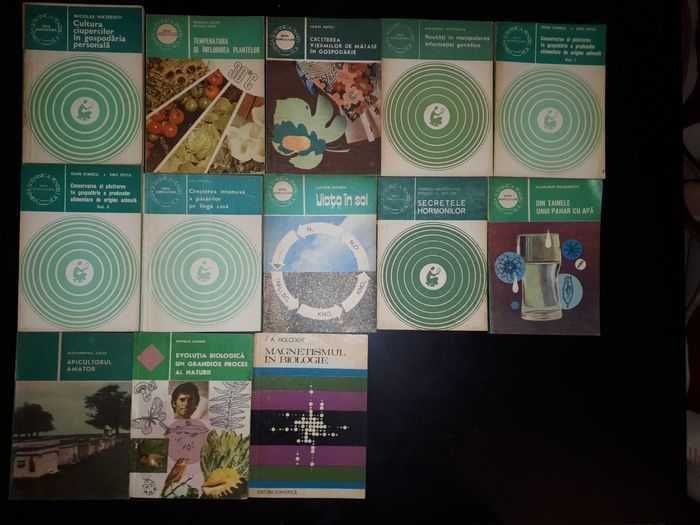 Colecția Știință și tehnică pentru toți, Seria agricultură, 12 vol.