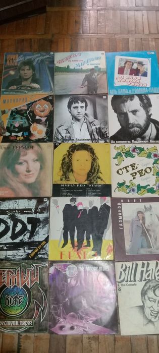 Советские виниловые диски.