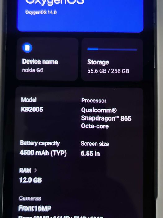 Vand Oneplus 8T 256