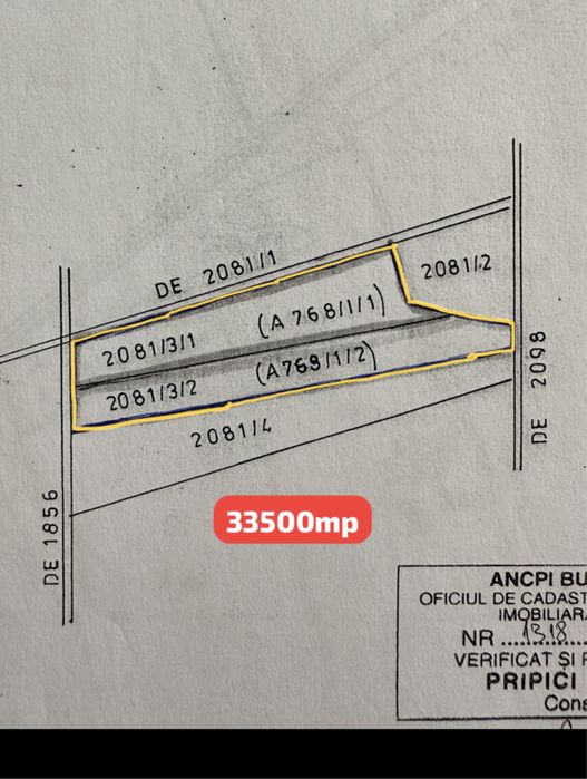 Teren de vânzare 33500mp Hărman, Brașov