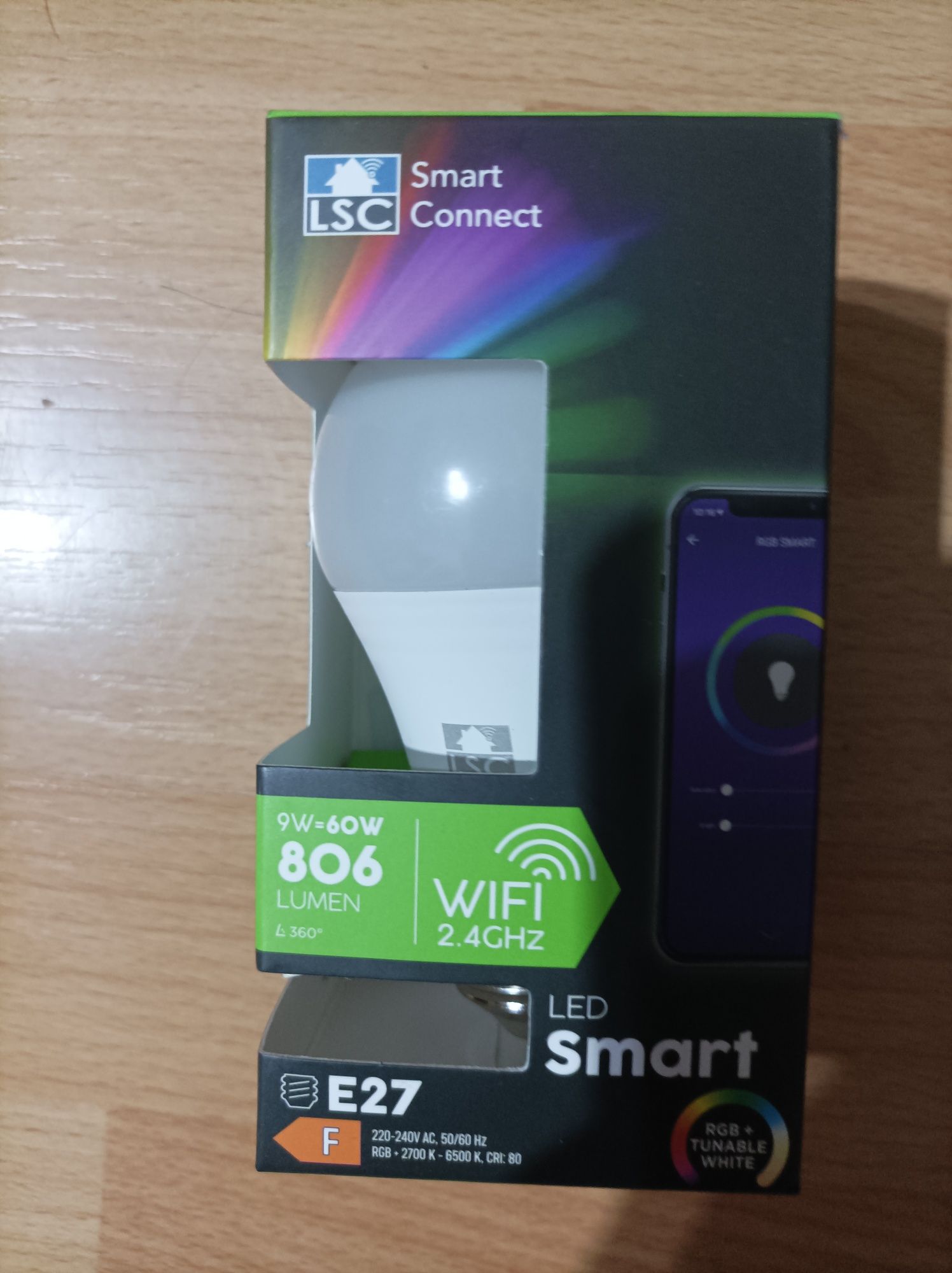 LSC Smart RGB Connect интелигентна многоцветна LED крушка