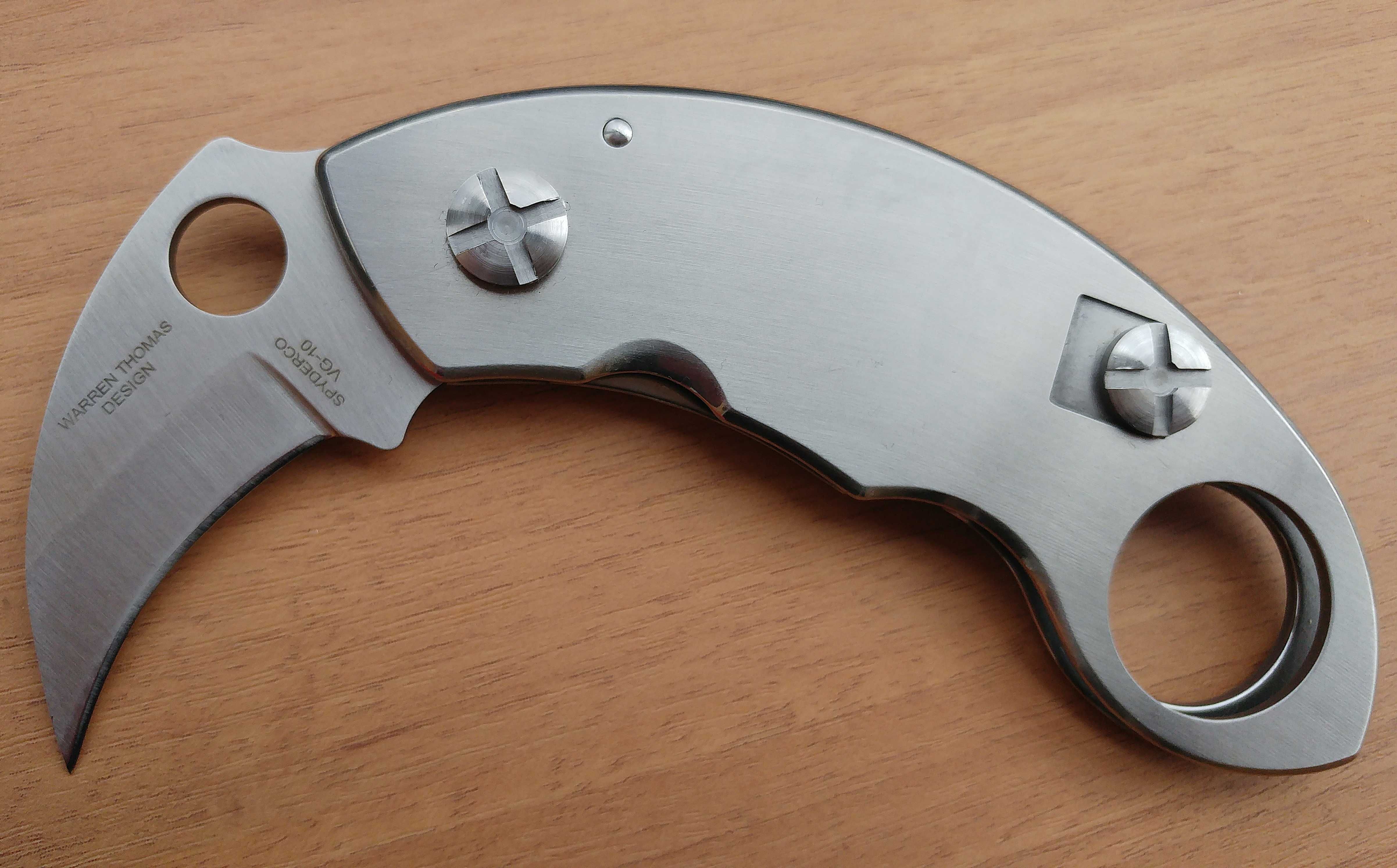 Сгъваем карамбит  Spyderco C84P Tiger Claw