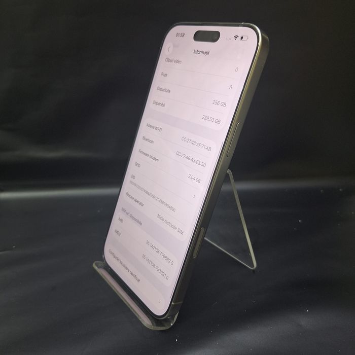 IPhone 16 Pro Max 256Gb 98% Baterie Garantie/Factura #48716