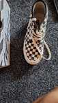 Vans OG Chukka Lx (Canvas/Checkerboard) Black/White skate shoes