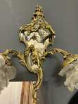 Set aplice / bronz Dore/ cristal/