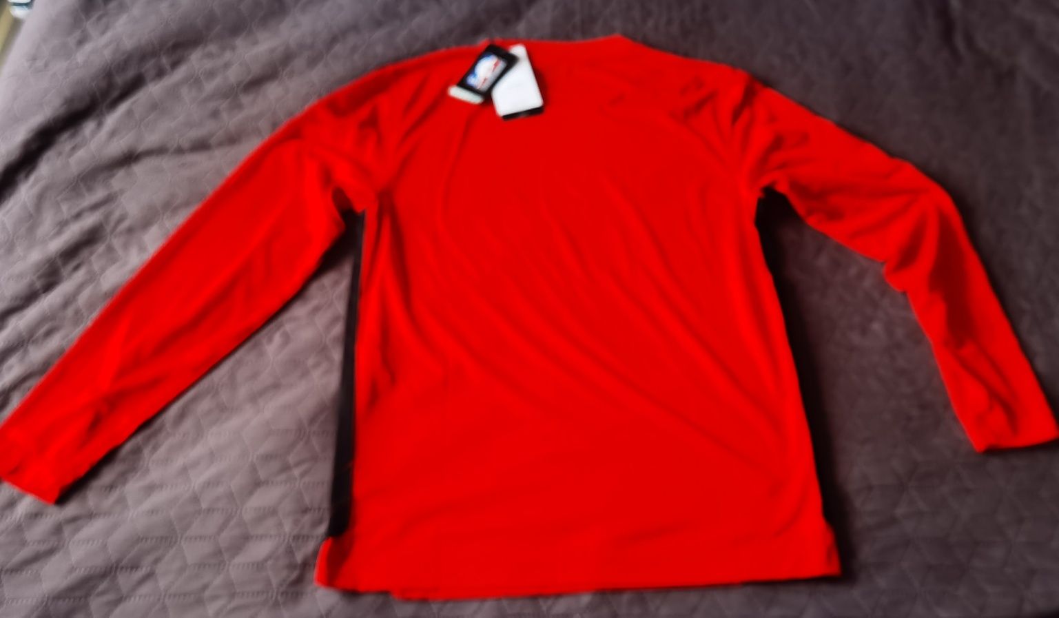 Tricou cu mânecă lungă/bluză Nike Dri- Fit NBA Chicago mărimea S