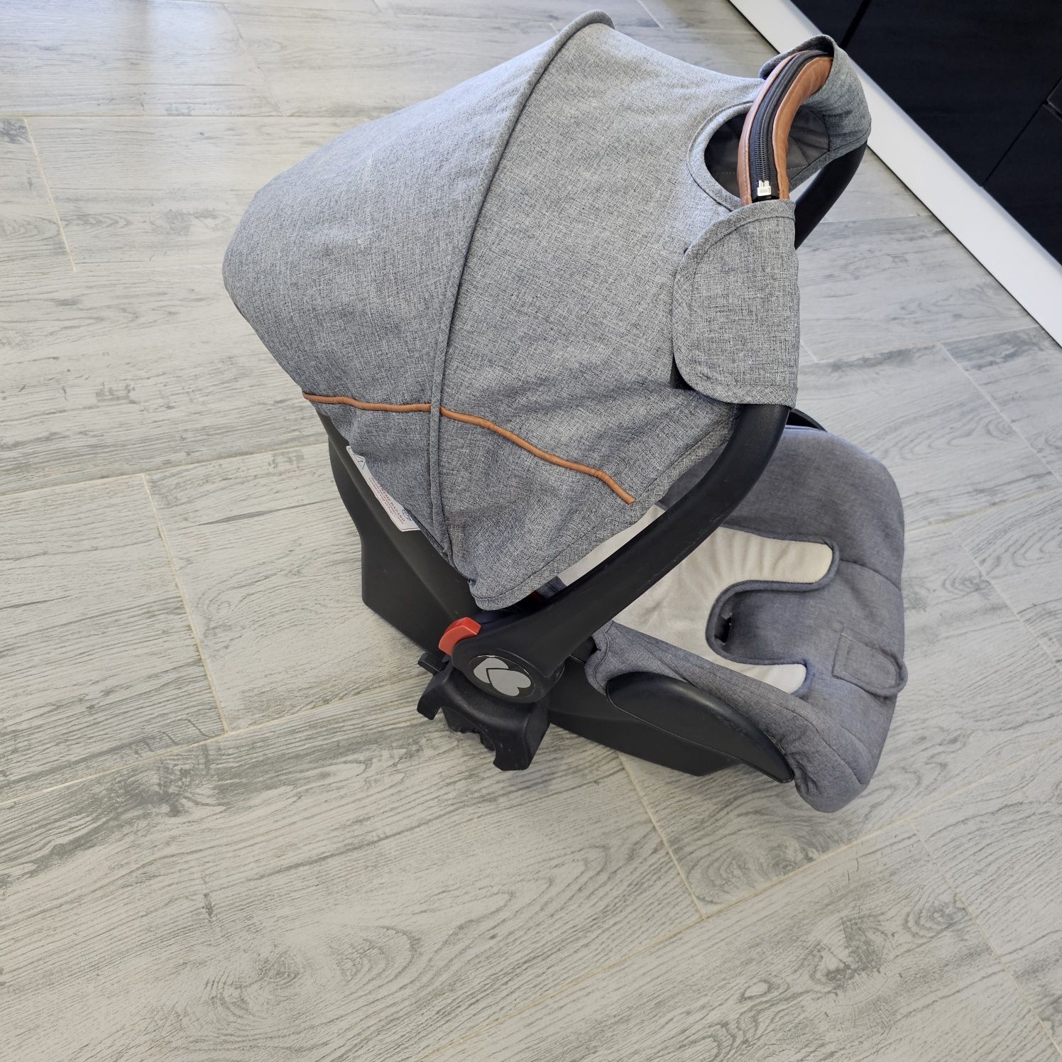 Комбинирана количка kikkaboo madrid 3B1 grey melange