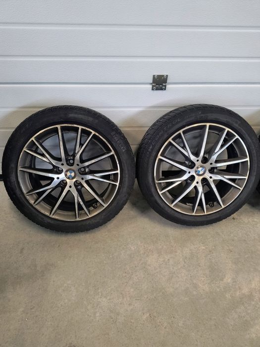 Jante aliaj BMW r17 seria 1 F40 F44 5x112 anvelope iarna 195 55 17