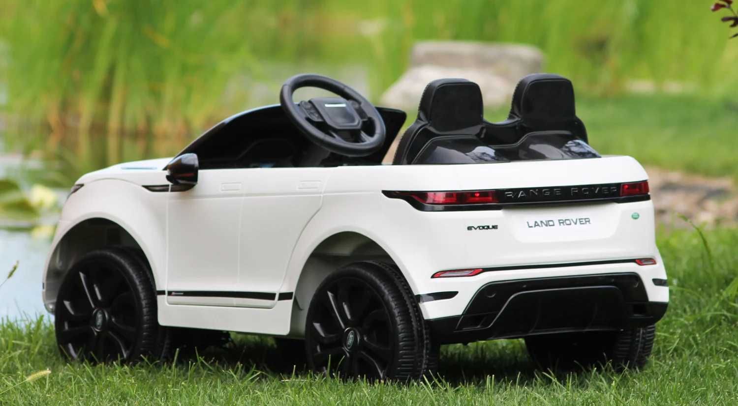 Masinuta electrica copii 1-7 ani Range Rover Evoque 4x4, Roti Moi #Alb
