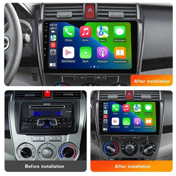 Navigatie Honda City 2008 - 2013 2GB 4GB 8GB Garantie Camera