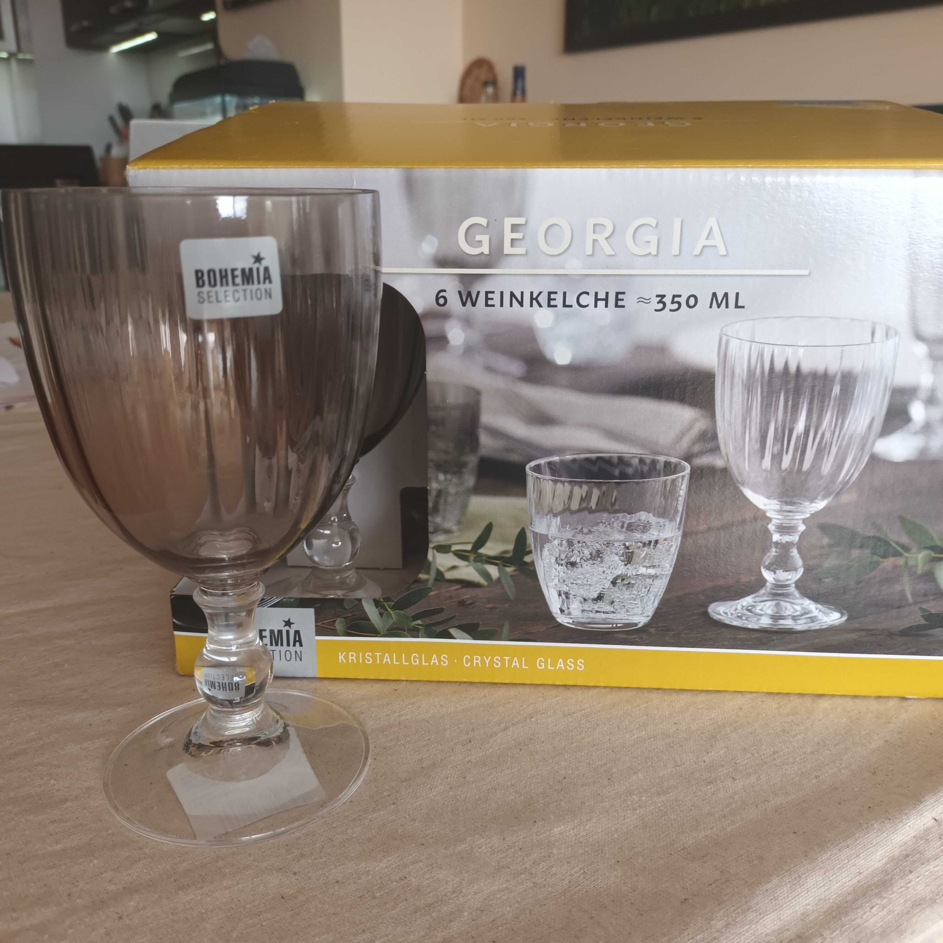 Кристални чаши за вино Bohemia Selection, 240ml и 350ml