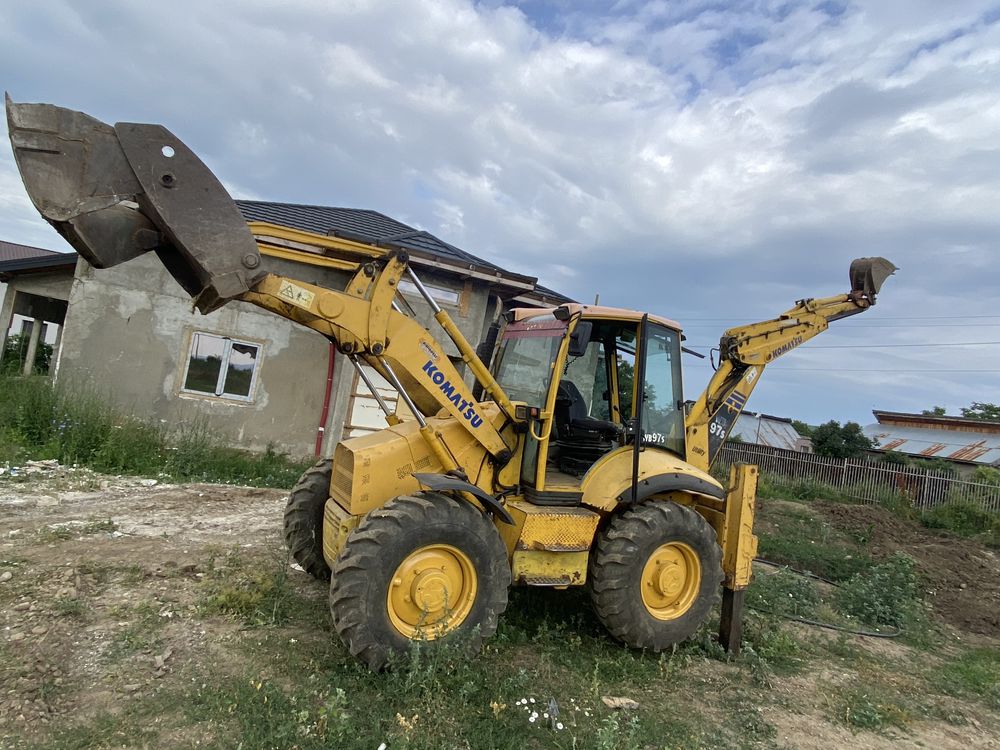 Buldoexcavator Komatsu WB 97S-schimb