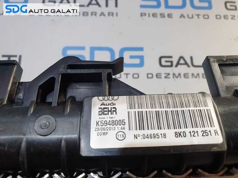 Radiator Racitor Apa Antigel Motor Audi A4 B8 2.0 TDI CAGC CAGA CAHA CAGB CAHB CJCB CNHC CSUA CSUB 2008 - 2015 Cod 8K0121251R K5948005
