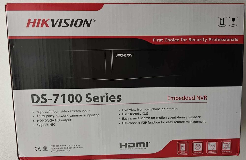 Kit Supraveghere video Hikvision NVR + 4 Camere 4MP POE Microfon Nou