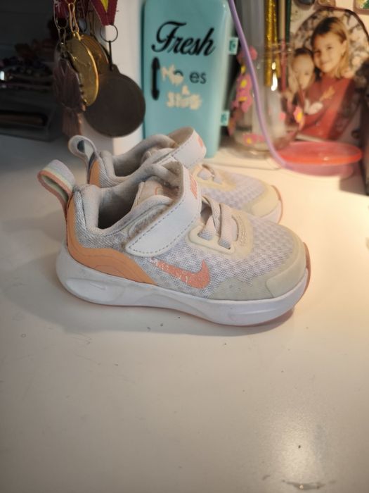 Nike pantofi sport din plasa WearAllDay, Lila/Oranj pal 19,5