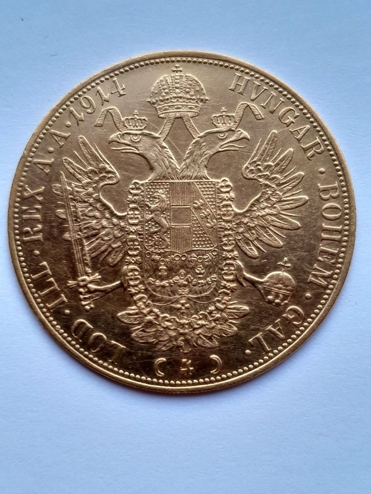 4 дуката францис Йосиф 1914г