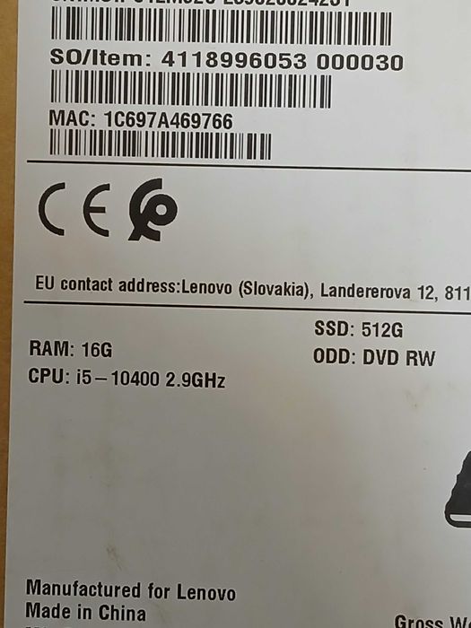 Vand PC lenovo  stare buna de fuctionare